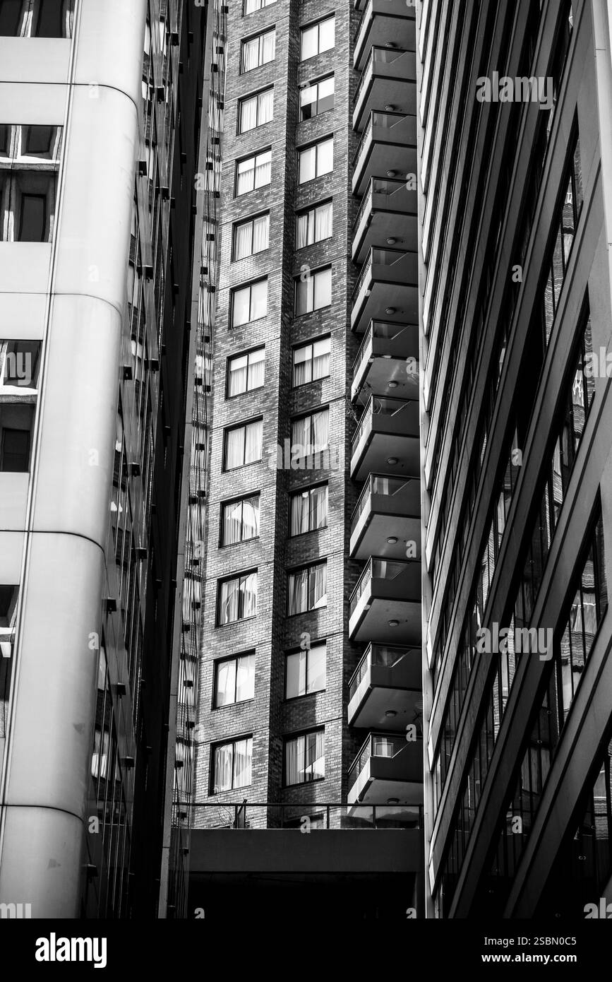 Immeuble résidentiel, quartier des affaires, quartier central des affaires, Sydney, Australie Banque D'Images