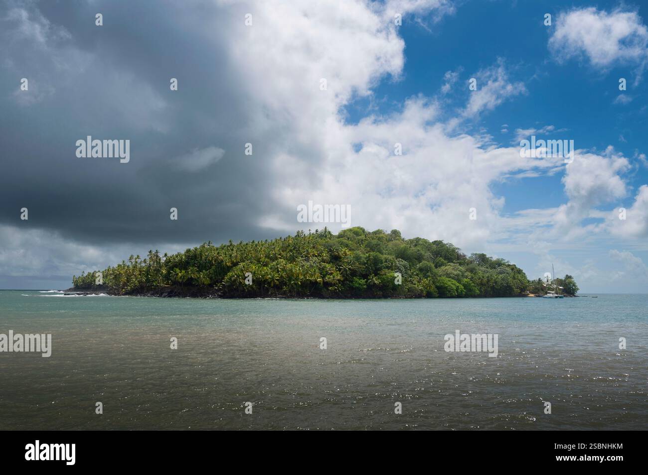 France, Guyana, Îles du Salut, Île Royale Banque D'Images