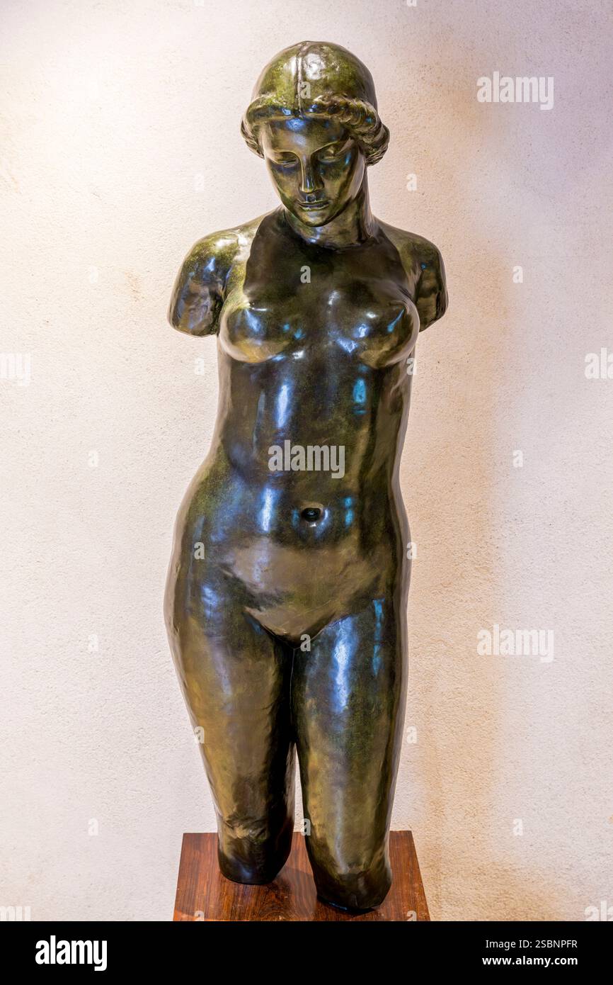 France, Paris, musée d'art Maillol, sculpture d'Aristide Maillol Banque D'Images