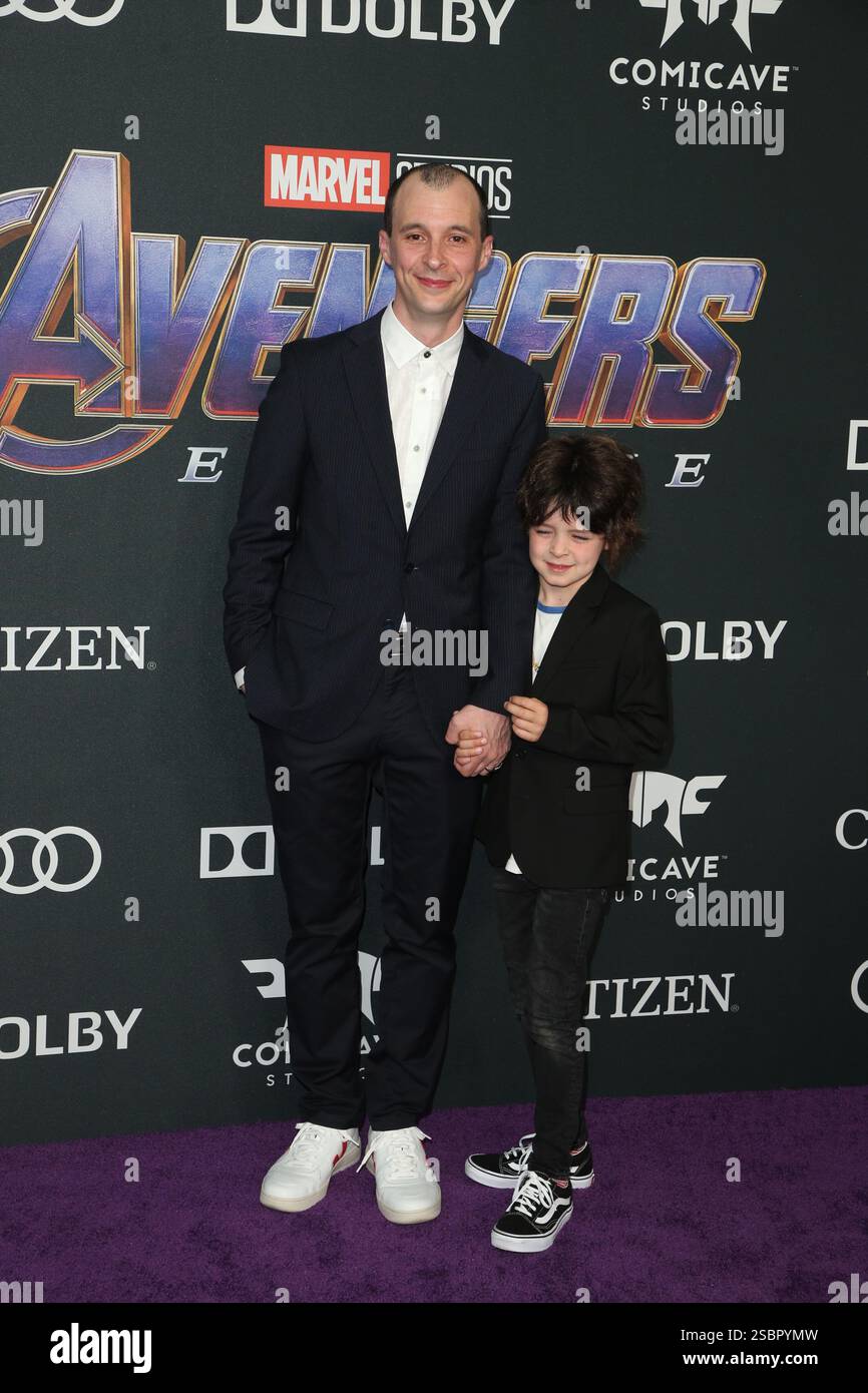 Tom Vaughan-Lawlor à Avengers:Endgame première mondiale, LOS ANGELES le 22 avril 2019 Banque D'Images