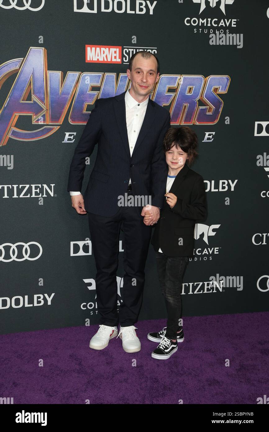 Tom Vaughan-Lawlor à Avengers:Endgame première mondiale, LOS ANGELES le 22 avril 2019 Banque D'Images