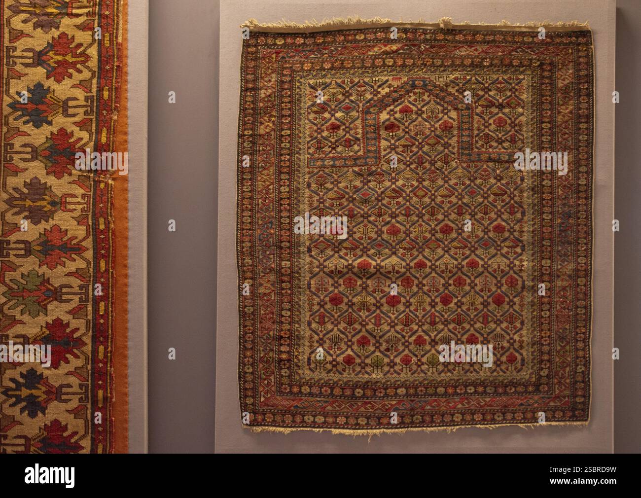 Carpettes artisanales en gros plan Banque D'Images