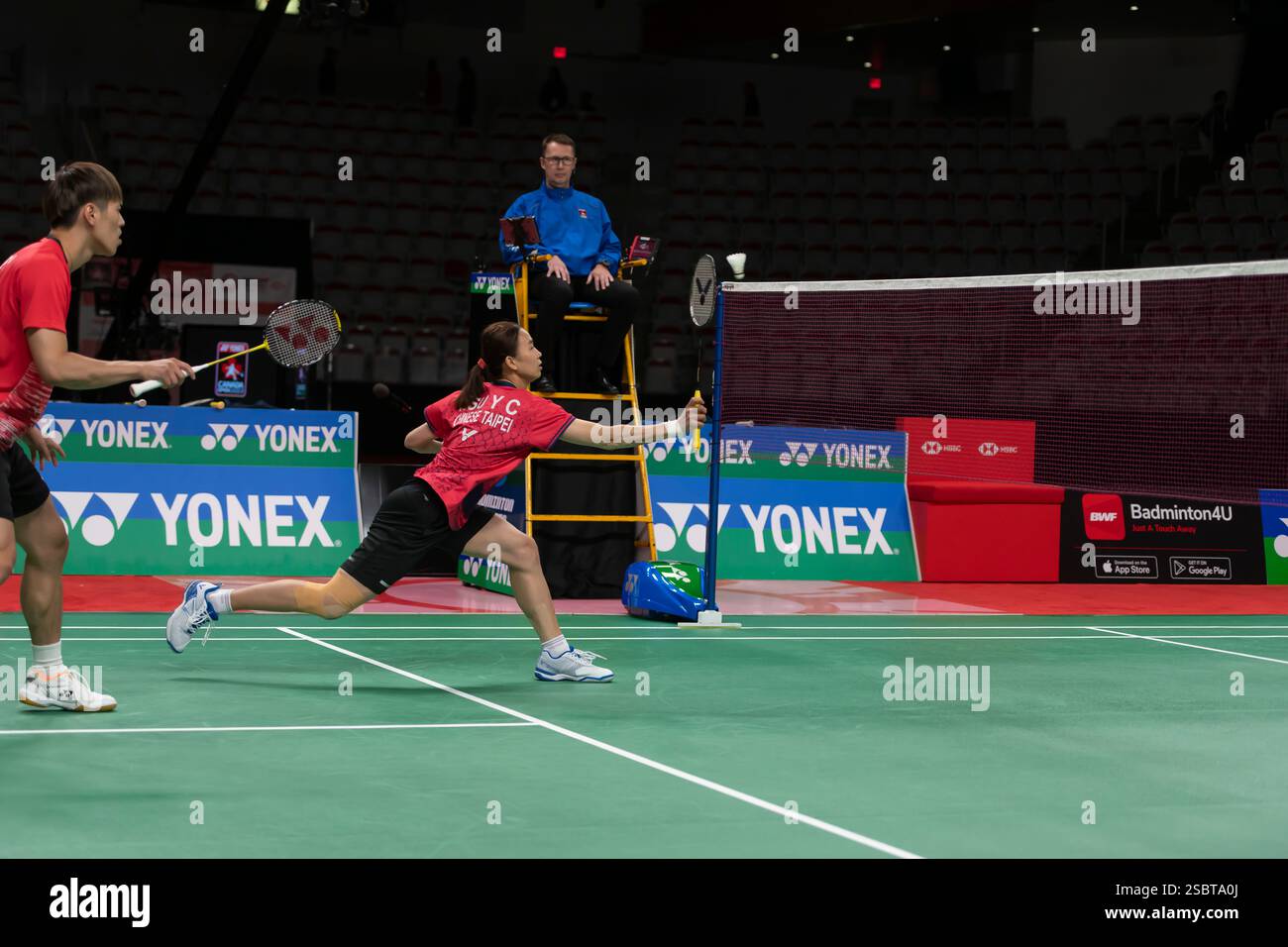 Tournoi international de Badminton de la Fédération à Calgary, Alberta, Canada en 2023. Banque D'Images