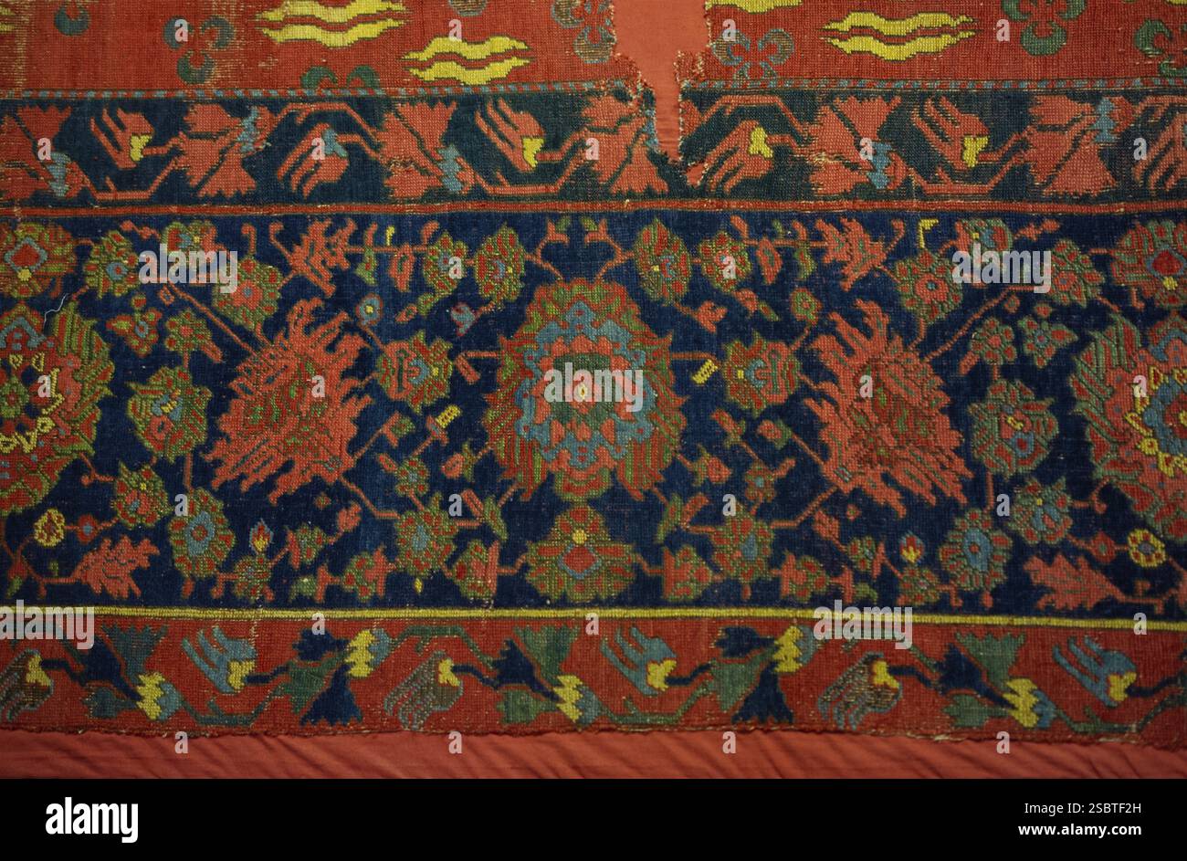 Carpettes artisanales en gros plan Banque D'Images