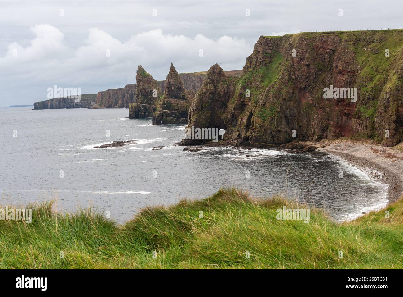 Duncansby Stacks, Caithness, Nord-est de l'Écosse Banque D'Images