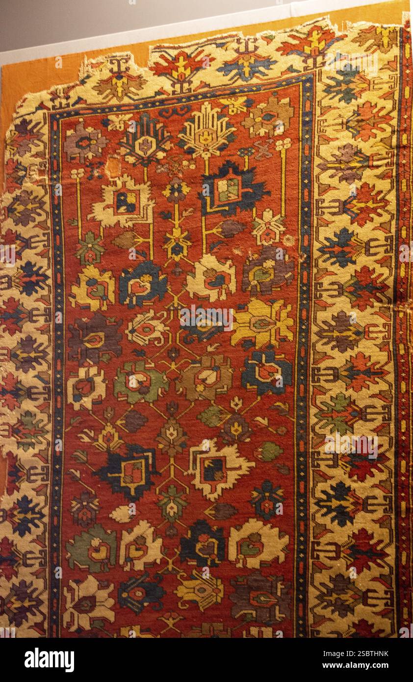 Carpettes artisanales en gros plan Banque D'Images