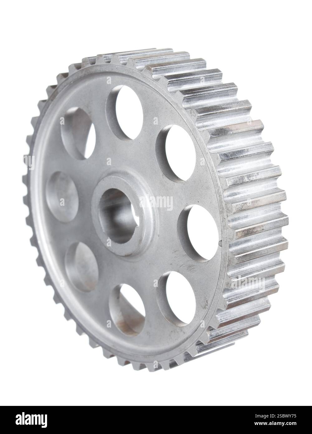 Mécanismes d'engrenages isolé sur fond blanc Banque D'Images