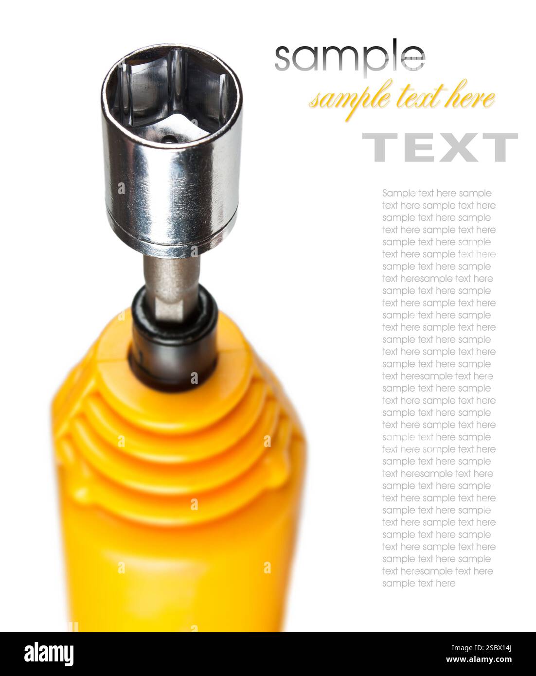 Clé en main isolé sur fond blanc Banque D'Images