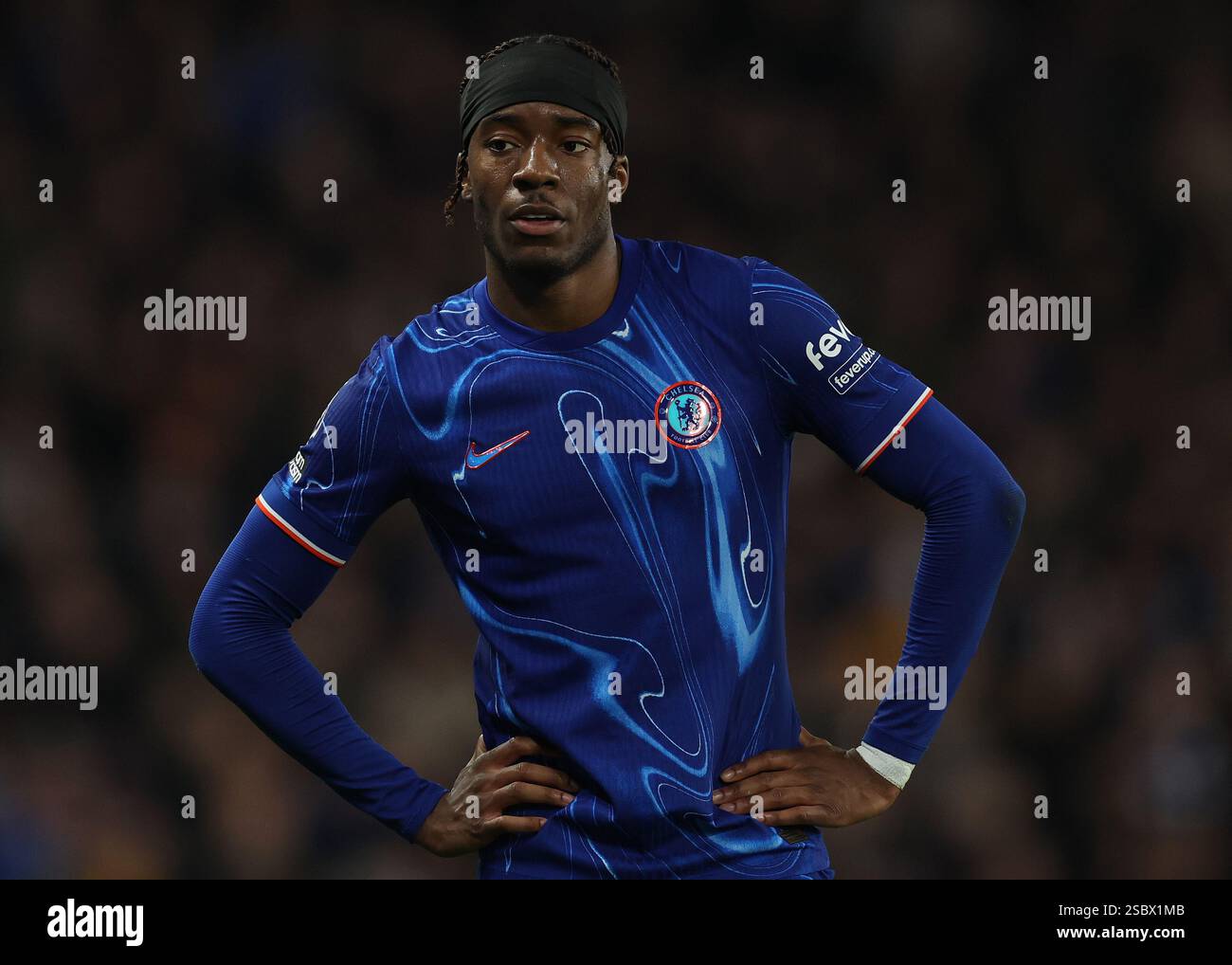 Londres, Royaume-Uni. 3 février 2025. Noni Madueke de Chelsea lors du match de premier League à Stamford Bridge, Londres. Le crédit photo devrait se lire : Paul Terry/Sportimage crédit : Sportimage Ltd/Alamy Live News Banque D'Images