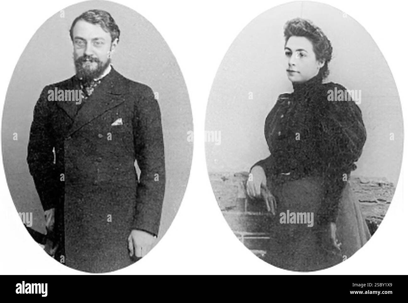 Henri Amélie Matisse Portrait 1898. Banque D'Images