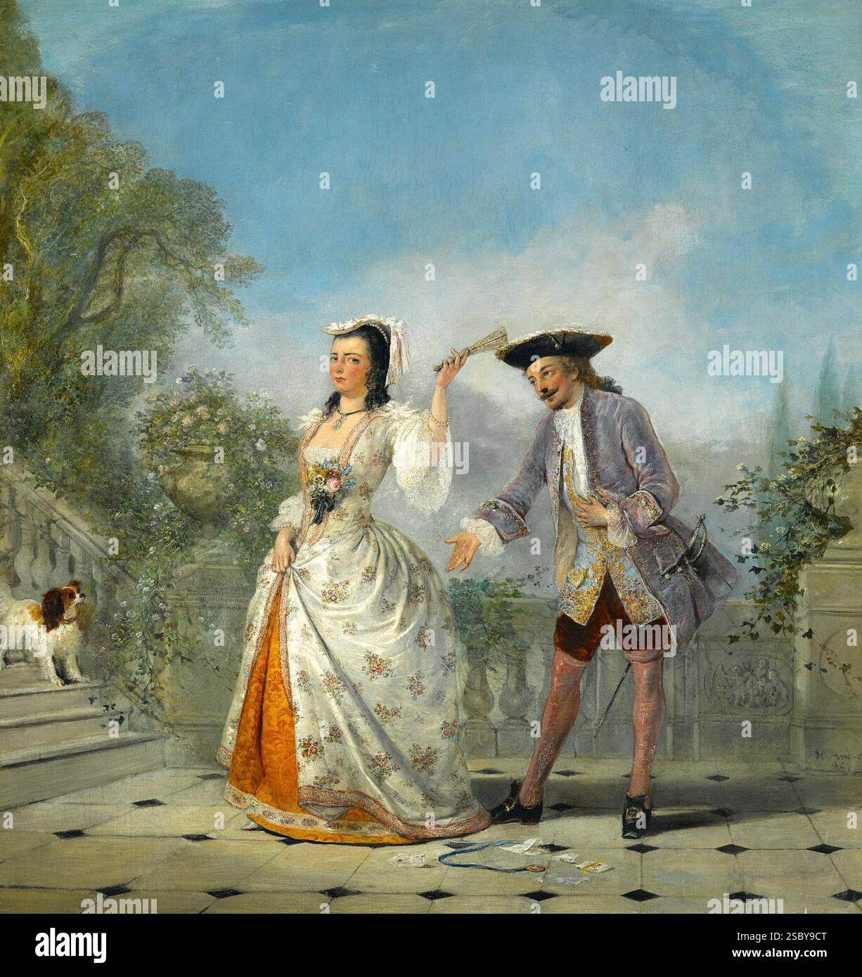 Henry Andrews - la cour réticente. Banque D'Images