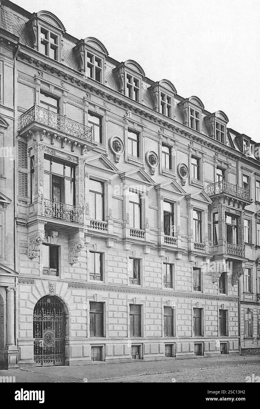 Hôtel Savoy 6 bella época Dresde. Banque D'Images