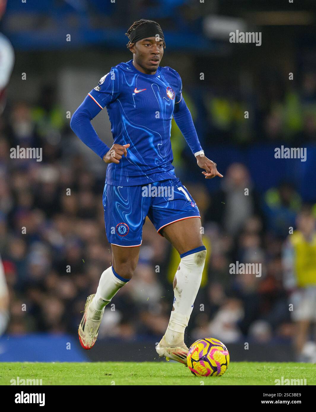 Londres, Royaume-Uni. 03rd Feb, 2025. Chelsea v West Ham United - premier League - Stamford Bridge. Noni Madueke de Chelsea en action. Crédit photo : Mark pain/Alamy Live News Banque D'Images
