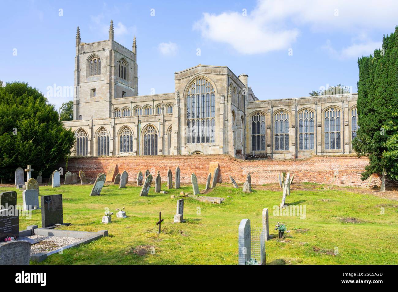 Collégiale Church of Holy Trinity ou Holy Trinity Collegiate Church Tattershall Lincolnshire Angleterre GB Europe Banque D'Images