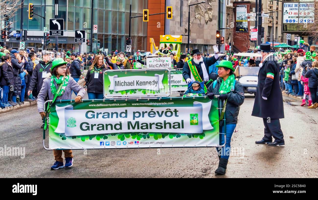 Par Patricks' Day Parade 2024 - Grand Marshal Banque D'Images