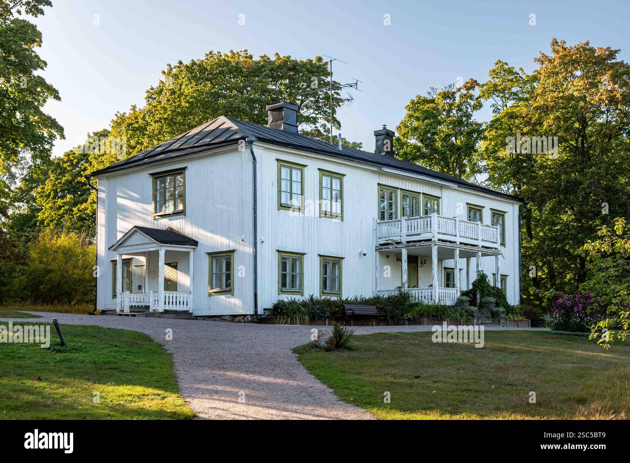 Stansvik Mansion bâtiment principal à Stanvikintie 1 à Helsinki, Finlande Banque D'Images