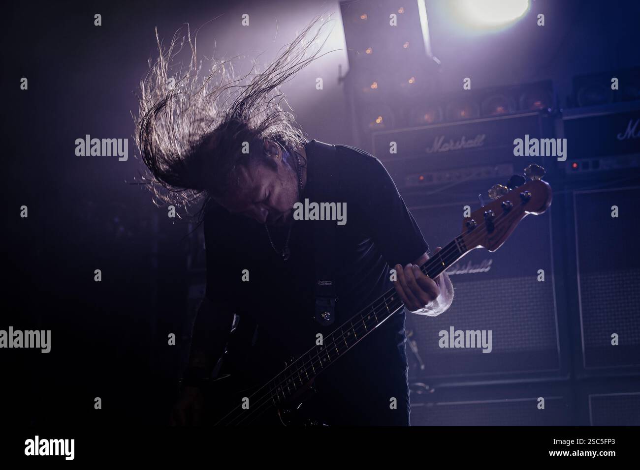 Le groupe de hard rock Airbourne joue au Viper Theatre de Firenze Banque D'Images