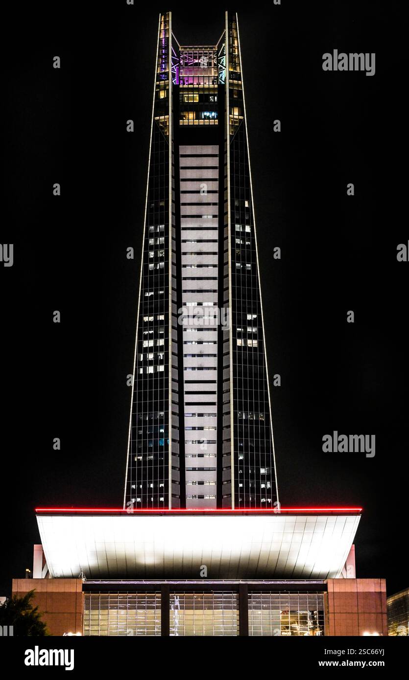 Hochhaus Nanshan Plaza, Geschäftsviertel Xinyi Special District, Taipeh, Taiwan Banque D'Images