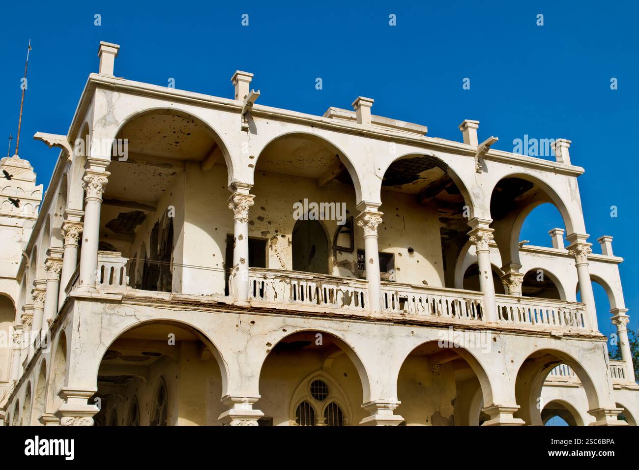 Banco D'Italia. Banque italienne. Massawa. Érythrée Banque D'Images