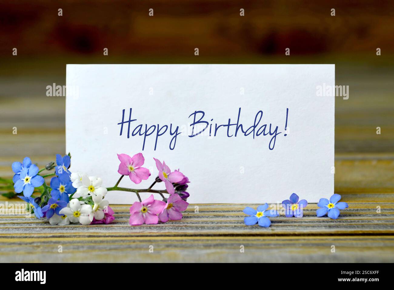 Happy Birthday card Banque D'Images