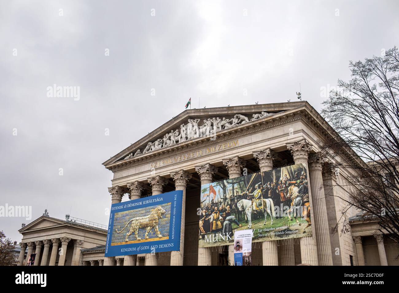 Budapest, Hongrie - février 2,2025 : Musée des beaux-arts Banque D'Images