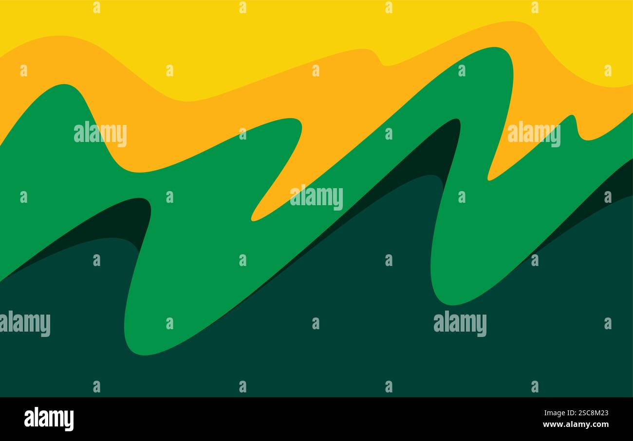 arrière-plans créatifs abstraits dans un style tendance minimal avec un design de montagne Illustration de Vecteur