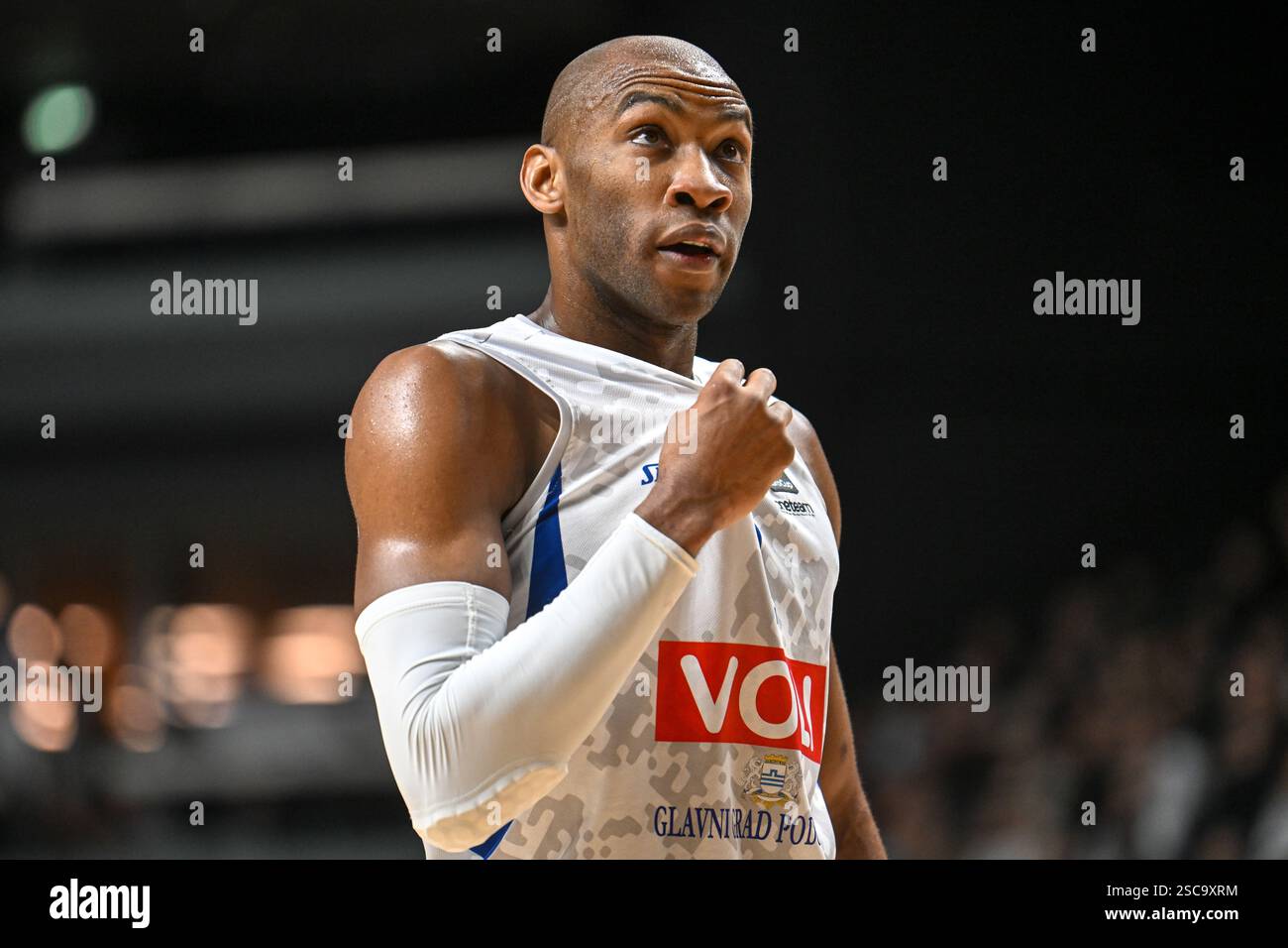 2025-02-05. BKT EurpCup. Loups Twinsbet Vilnius - Buducnost Voli Podgorica 91-82. Banque D'Images