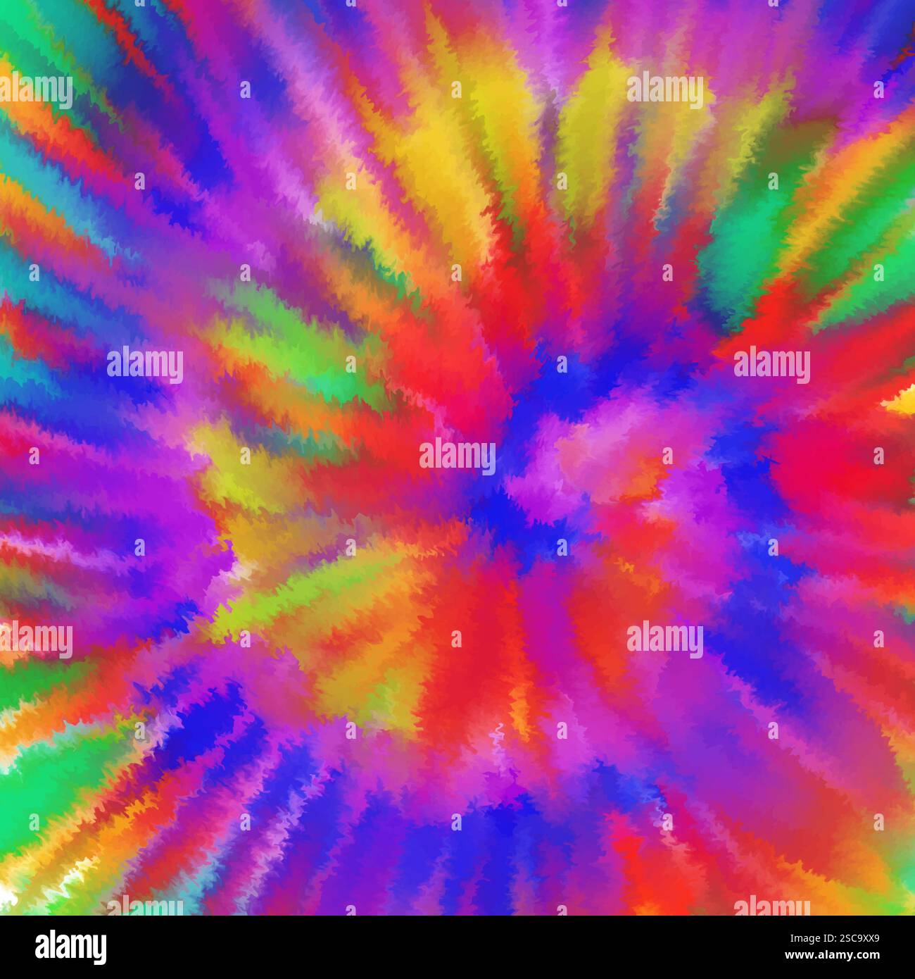 Fond de conception de motif de tourbillon de teinture de cravate psychédélique aux couleurs vives Illustration de Vecteur