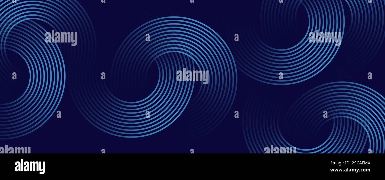 Conception de fond haut de gamme avec motif de ligne bleu foncé diagonal. Illustration de Vecteur