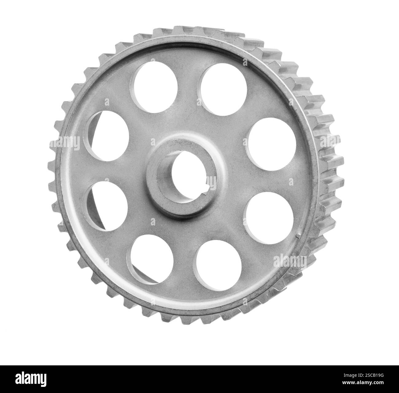 Mécanismes d'engrenages isolé sur fond blanc Banque D'Images