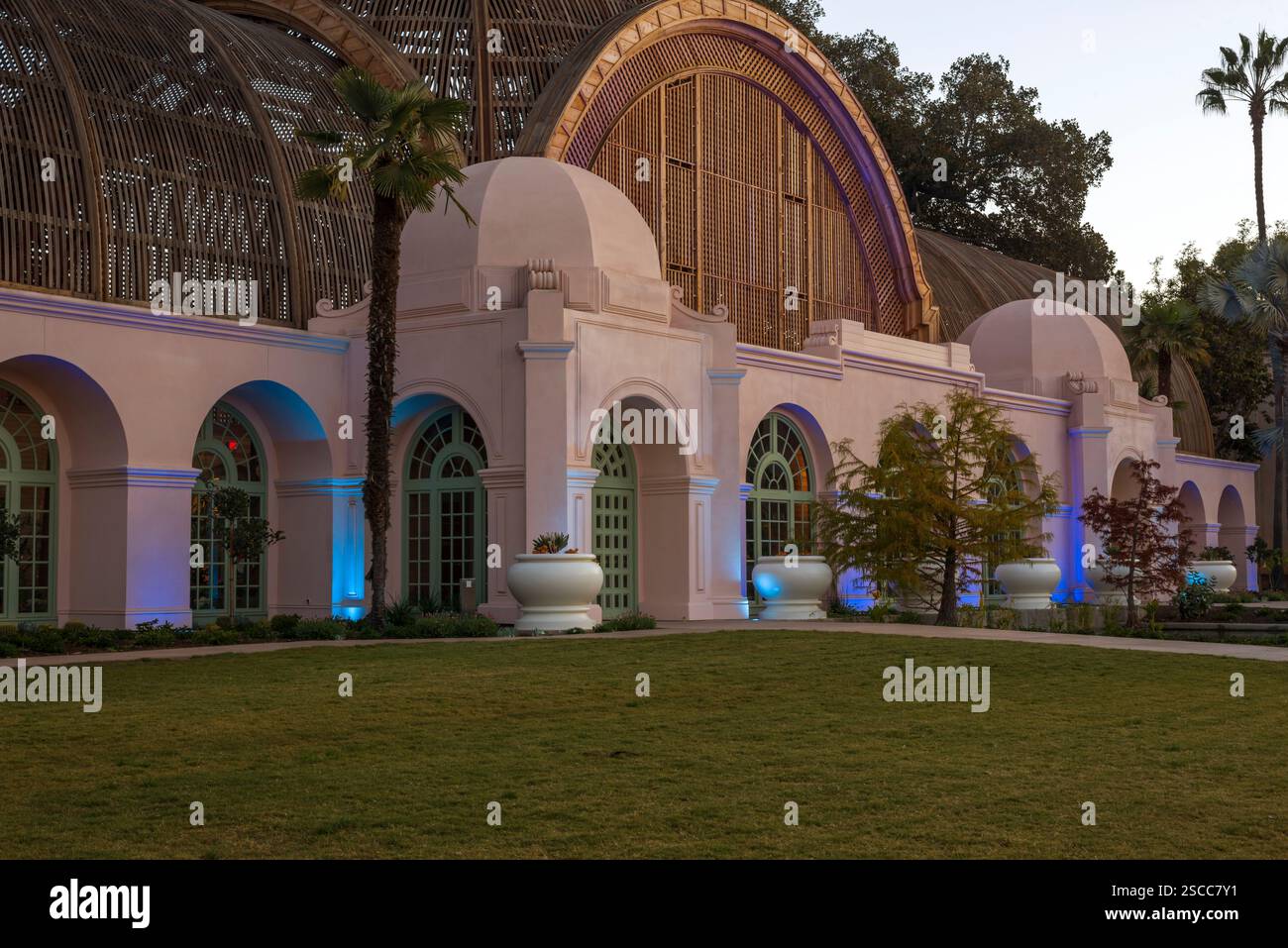Bâtiment botanique à Balboa Park. San Diego, Californie. Banque D'Images