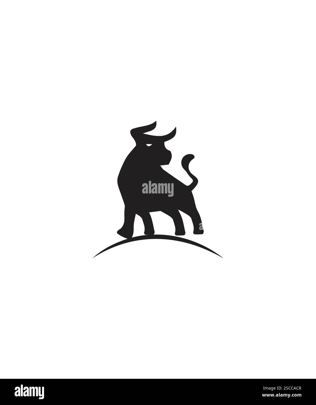 Logo Buffalo, logo Bison Buffalo Bull, vecteur de conception de logo Bison Illustration de Vecteur
