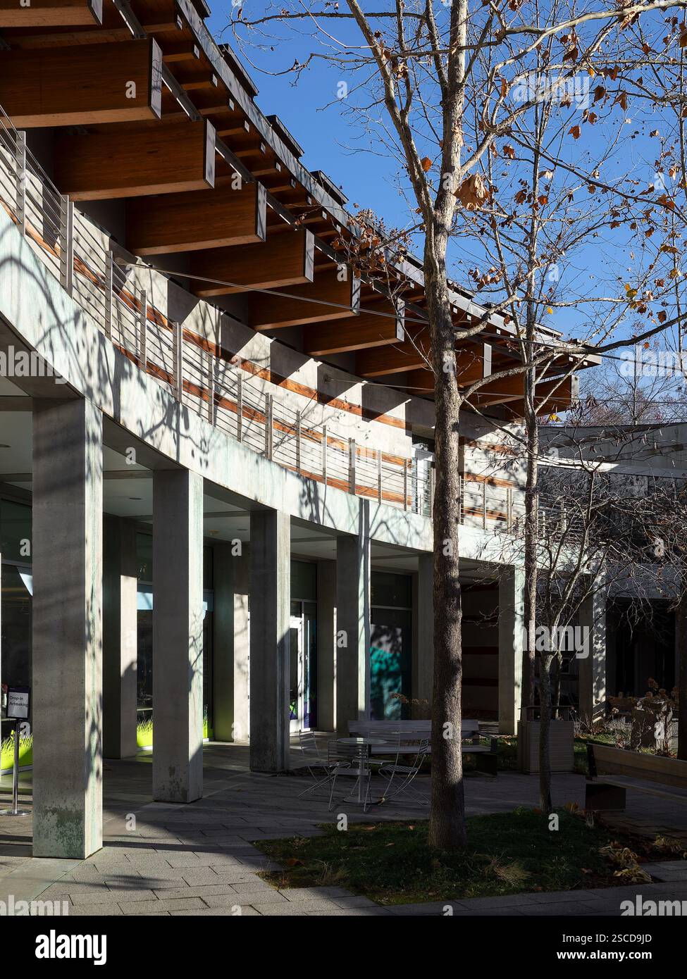 Crystal Bridges Museum of American Art, lieu : Bentonville AR, architecte : Moshe Safdie Banque D'Images