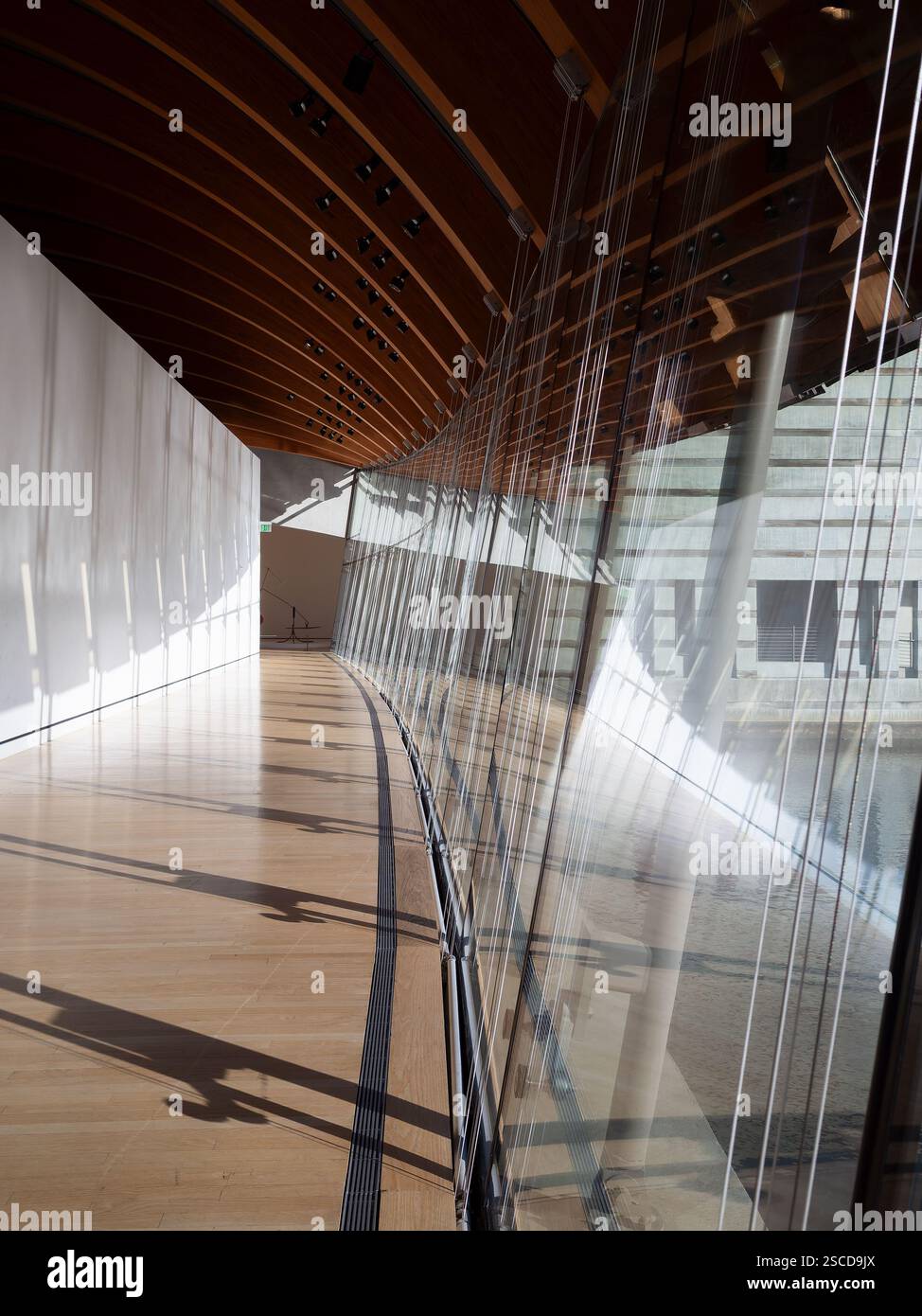 Crystal Bridges Museum of American Art, lieu : Bentonville AR, architecte : Moshe Safdie Banque D'Images
