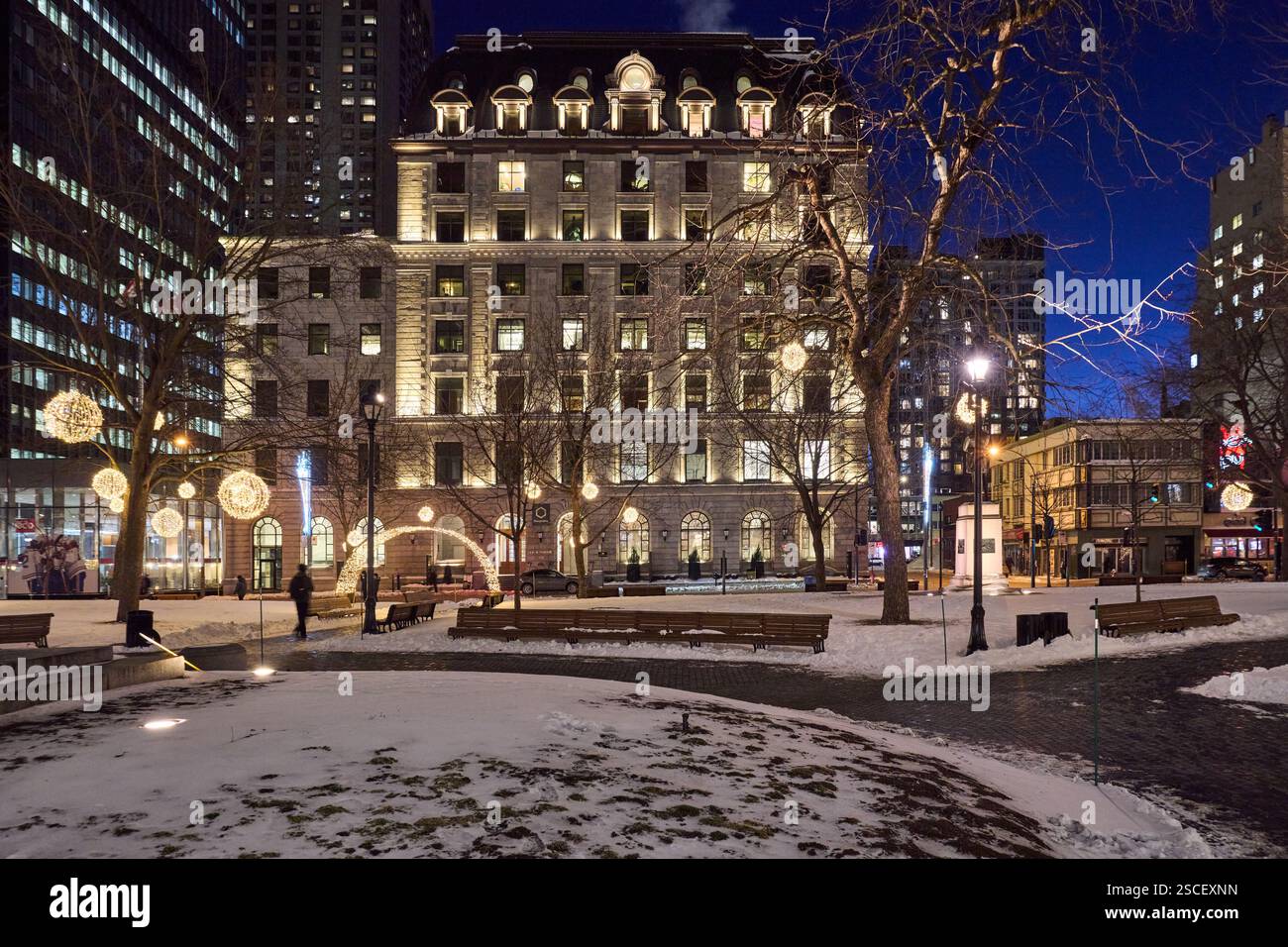 La salle de bal Windsor de Dorchester Square Banque D'Images