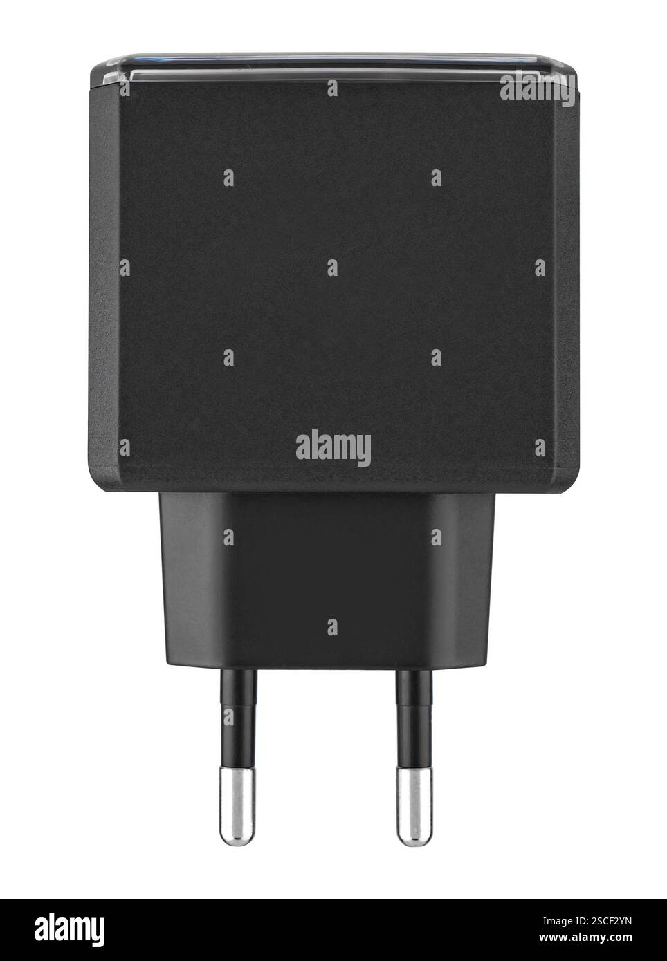 Adaptateur secteur compact pour charger des téléphones et des gadgets. Banque D'Images Adaptateur secteur compact pour charger des téléphones et des gadgets. Banque D'Images