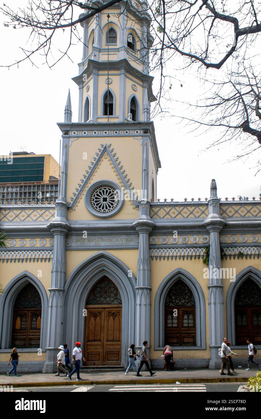 29 mars 2024. Caracas, Venezuela. Palais des Académies Banque D'Images