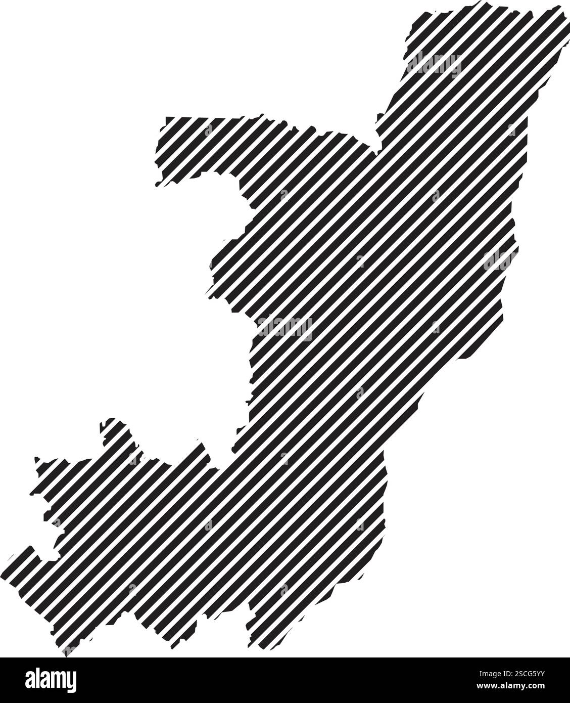 République du Congo icône de carte élément illustration Design Illustration de Vecteur