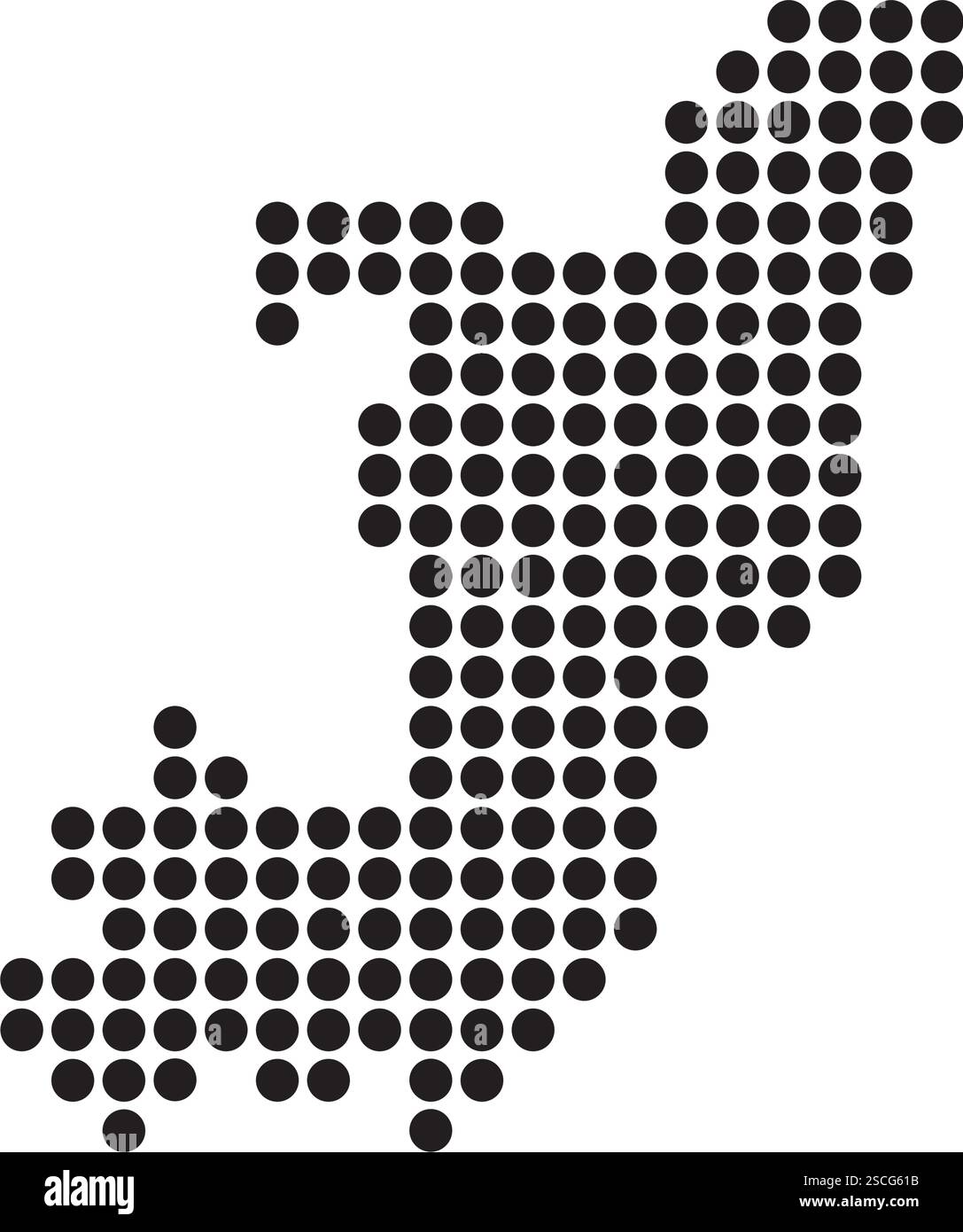 République du Congo icône de carte élément illustration Design Illustration de Vecteur