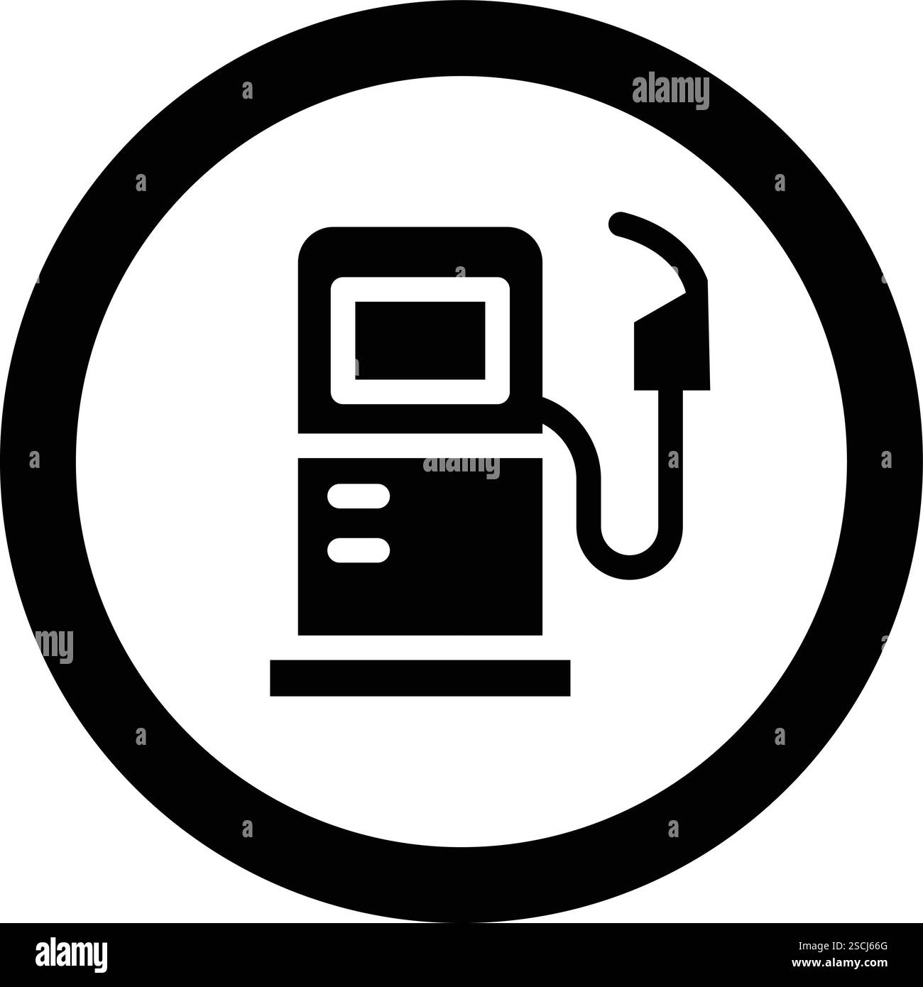Illustration de conception d'icône vectorielle de station-service Illustration de Vecteur