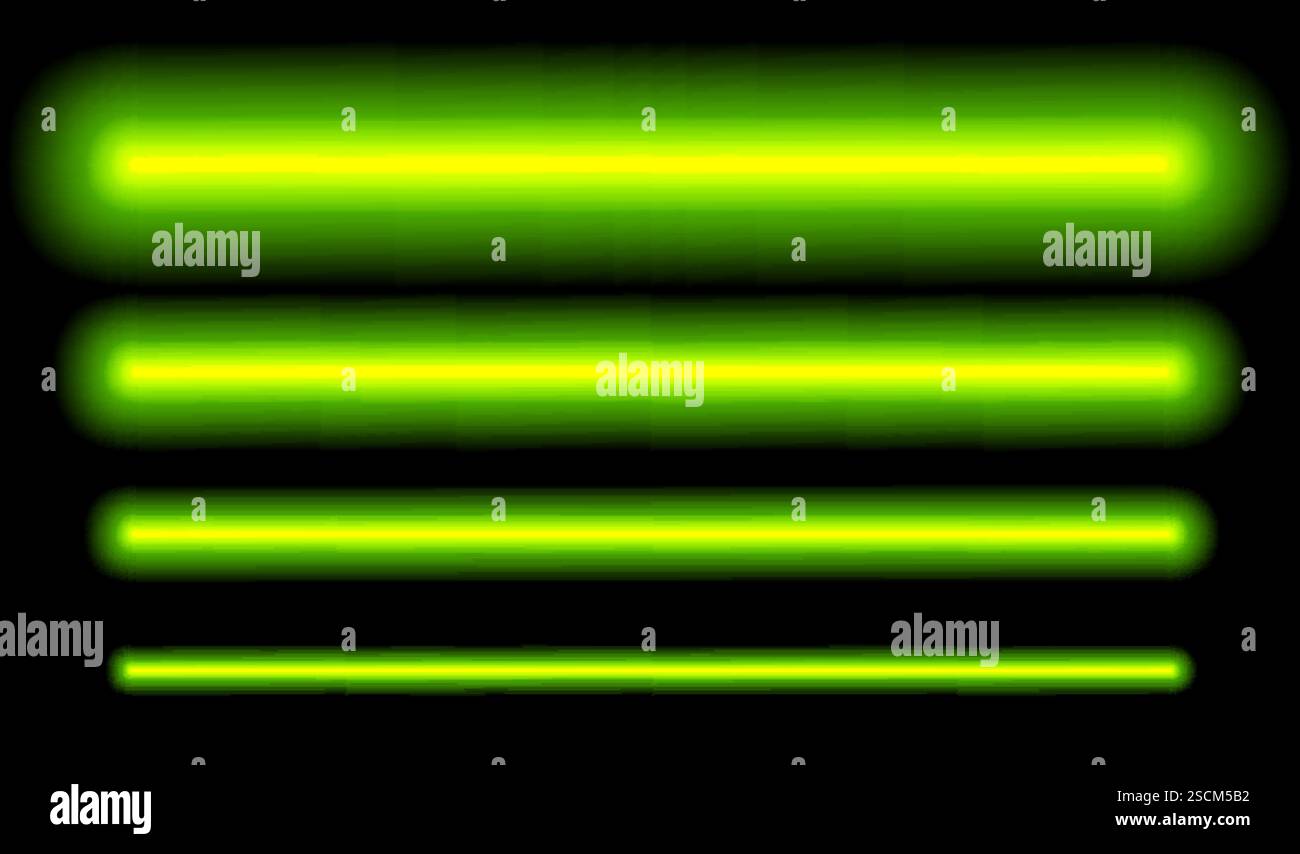 Faisceau de lumière laser sur fond noir. Vecteur Illustration de Vecteur