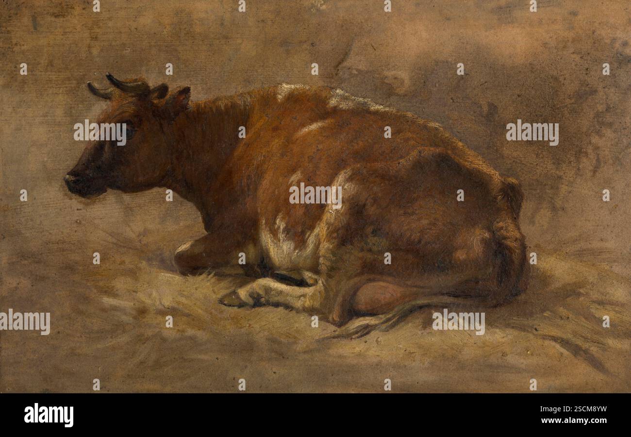 Vache, c1870. Banque D'Images