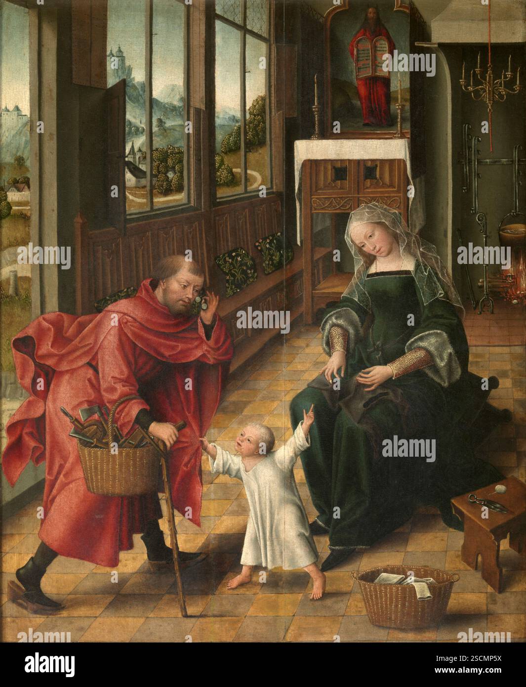 La Sainte famille, 1515. Banque D'Images