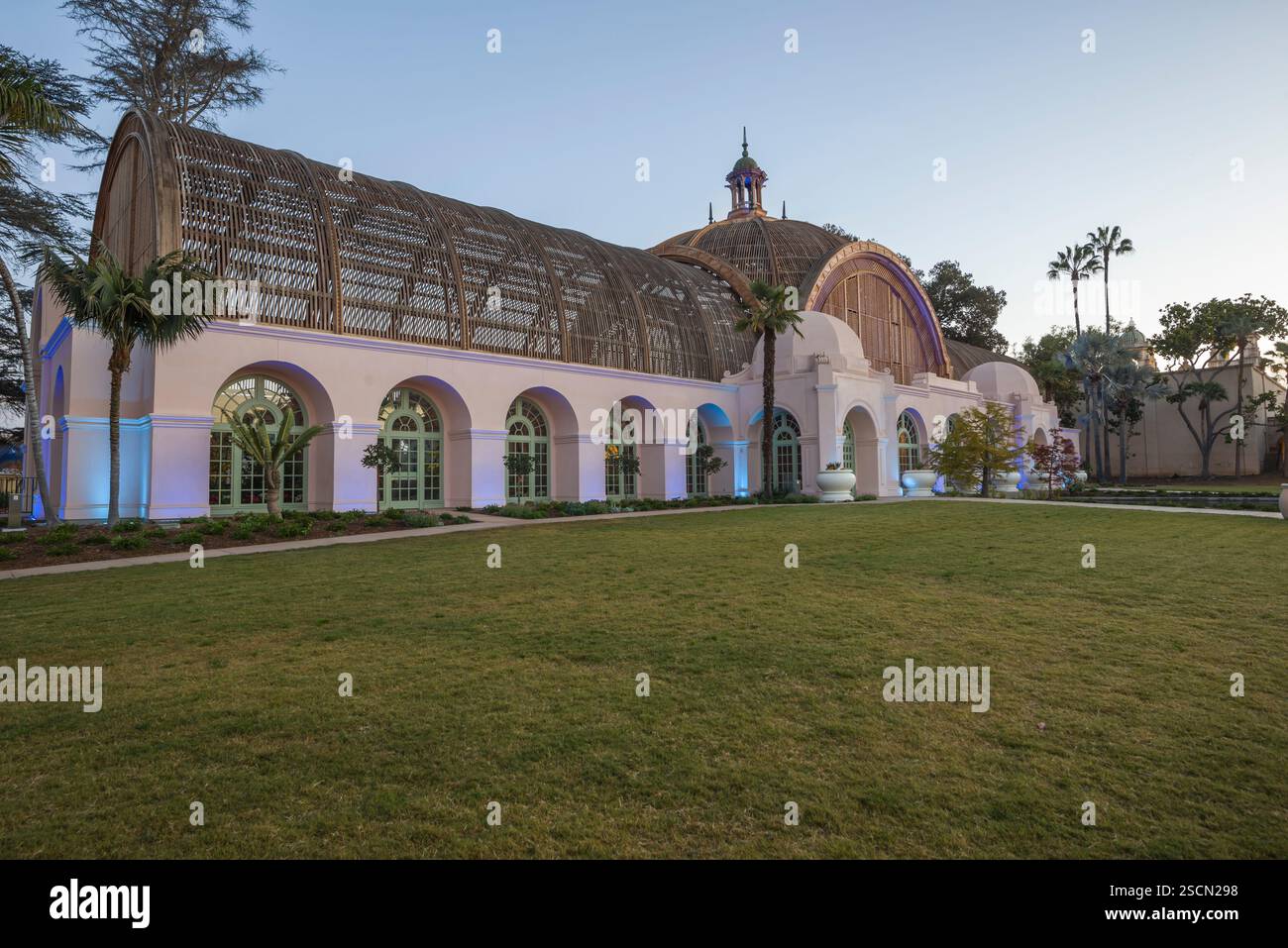 Bâtiment botanique à Balboa Park. San Diego, Californie. Banque D'Images
