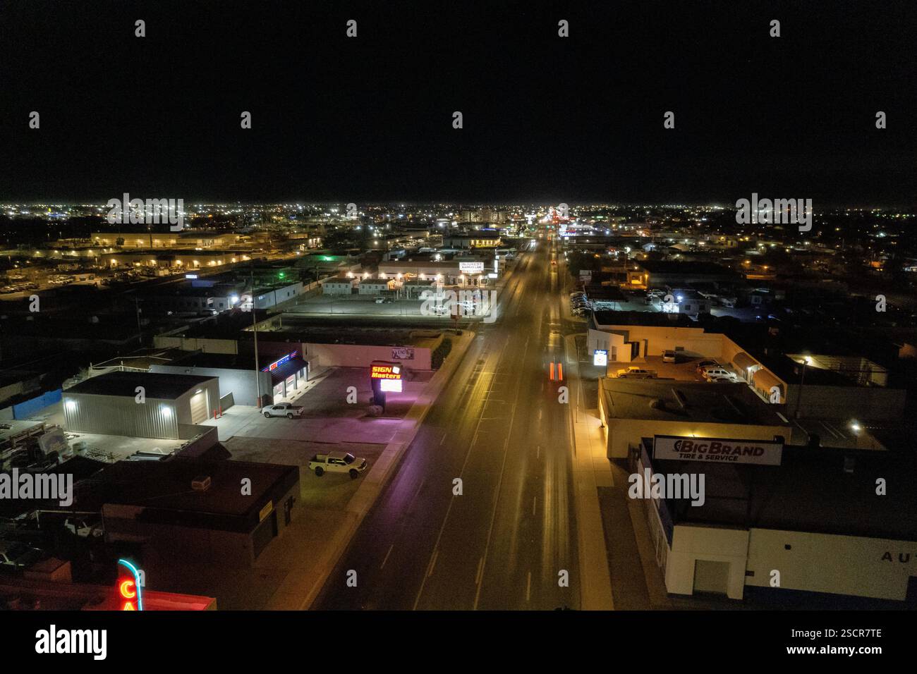 Nuit à Yuma Banque D'Images