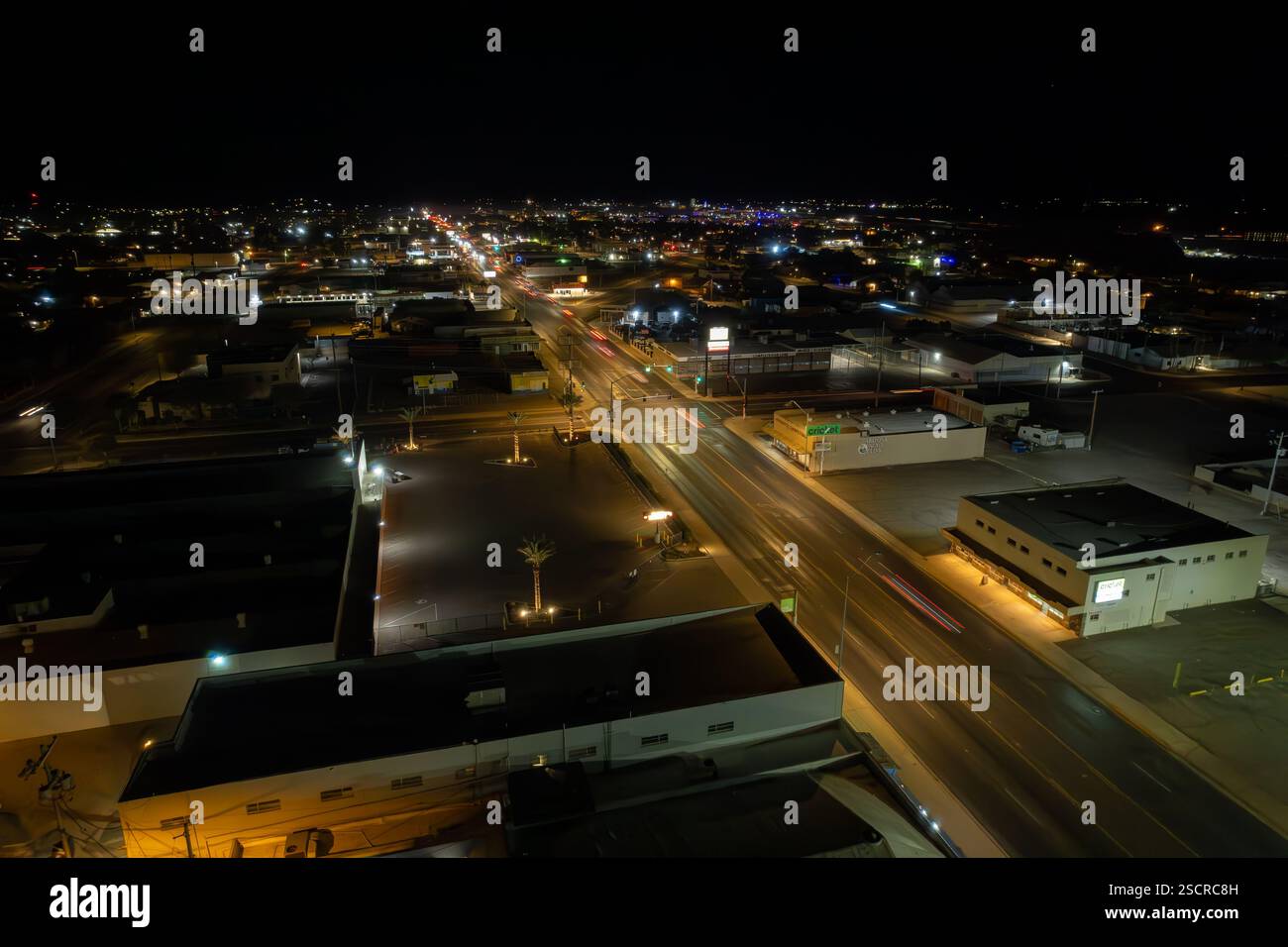 Nuit à Yuma Banque D'Images