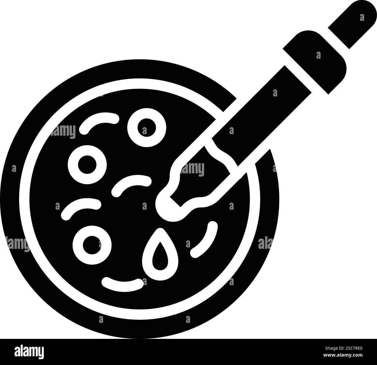 Illustration de conception d'icône de vecteur de Petri Illustration de Vecteur