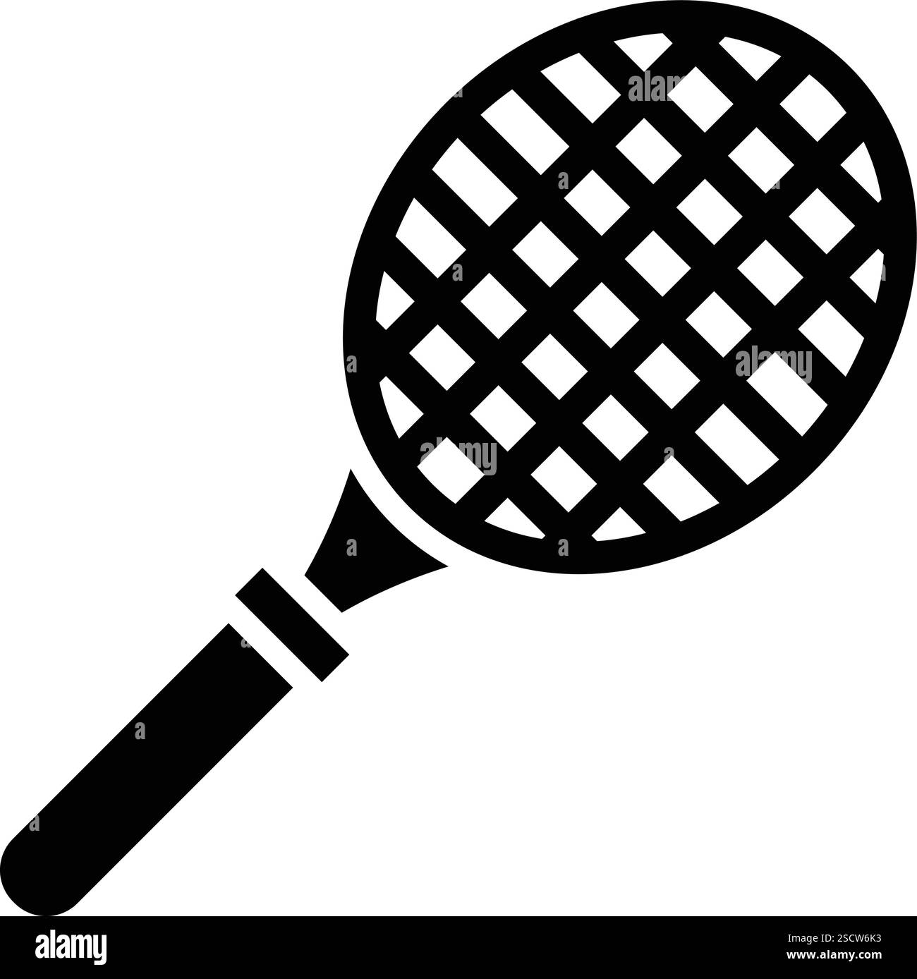 Illustration de conception d'icône de vecteur de raquette de tennis Illustration de Vecteur