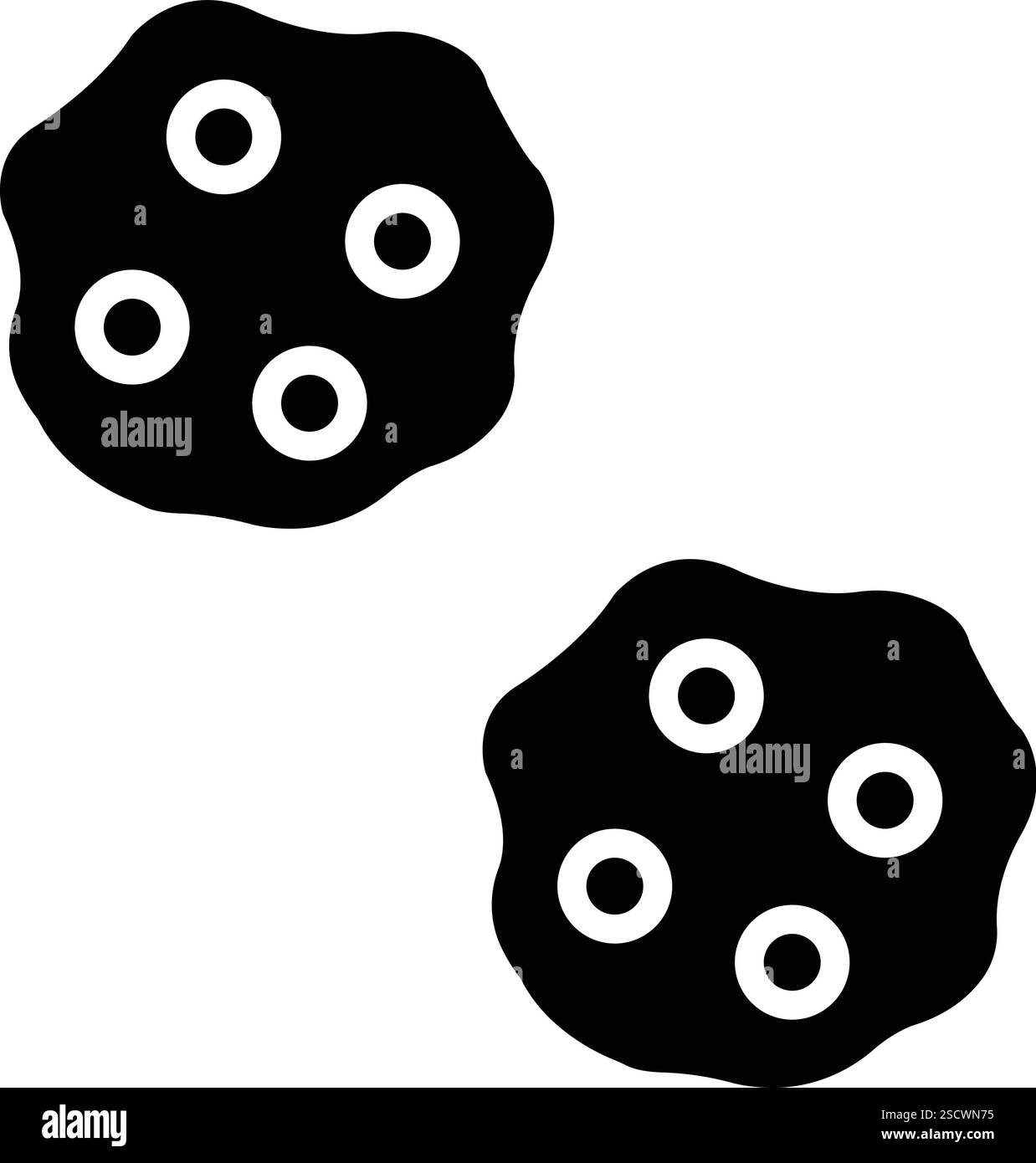 Illustration de conception d'icône de vecteur de roche Illustration de Vecteur