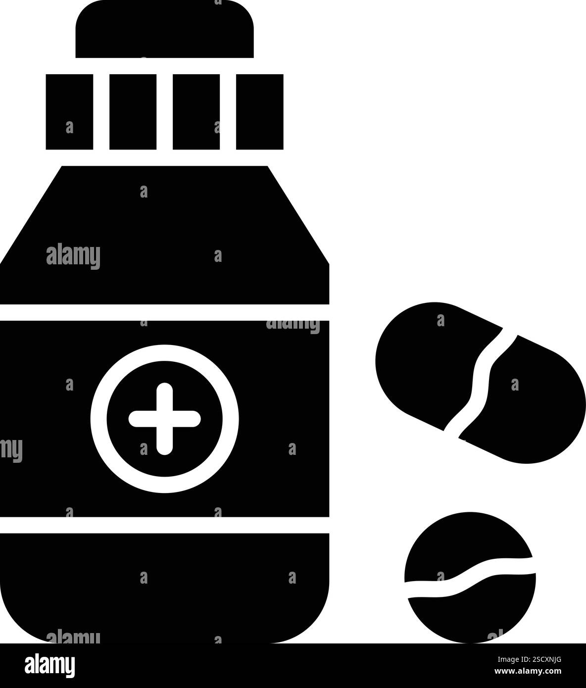 Illustration de conception d'icône de vecteur de médecine Illustration de Vecteur